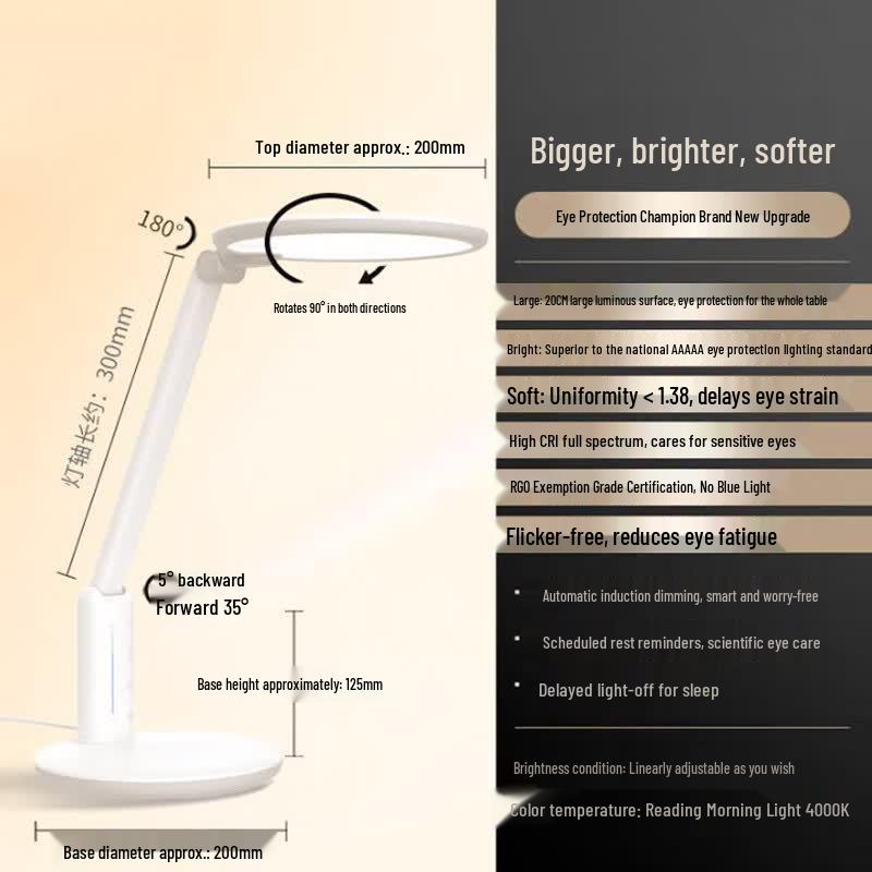 Philips Full-Spectrum Eye-Care LED Desk Lamp