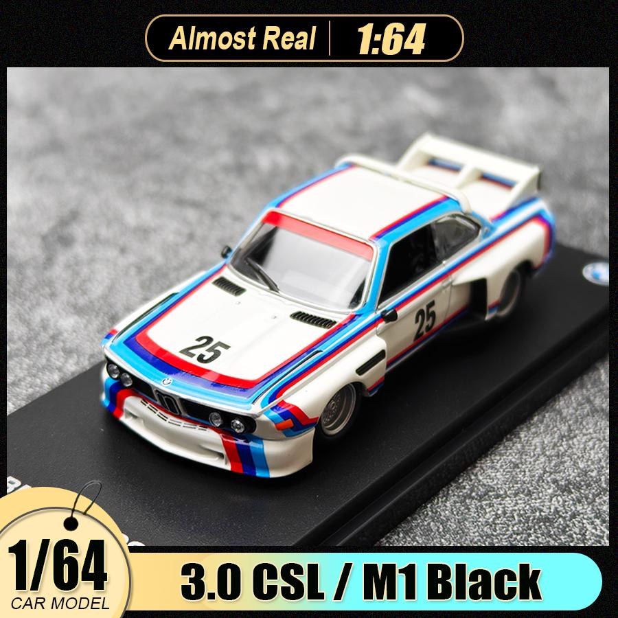 AR BOX Almost Real 1/64 scale Collect holiday gifts FOR 3.0 CSL/M1Black car model