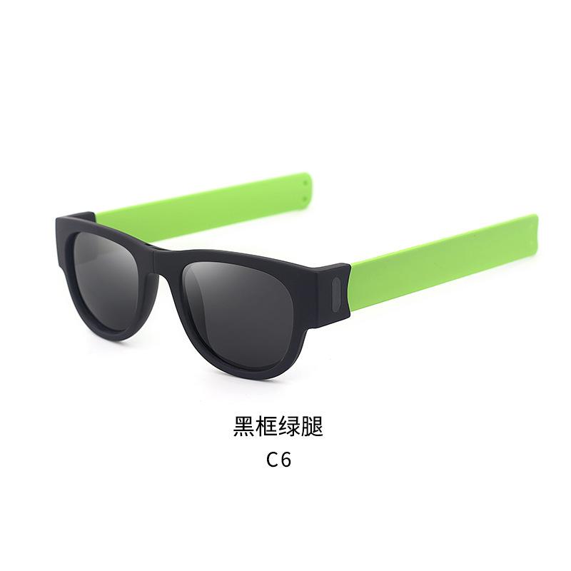 Snap Glasses Bracelet Glasses Folding Sunglasses Unisex Fashion Sunglasses Driving Sunshades