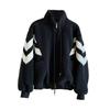 Womens Oversized Faux Fur Coat With Contrast Color Panel Thick Fleece Lined Winter Jacket Korean Style Long Sleeve Outerwear