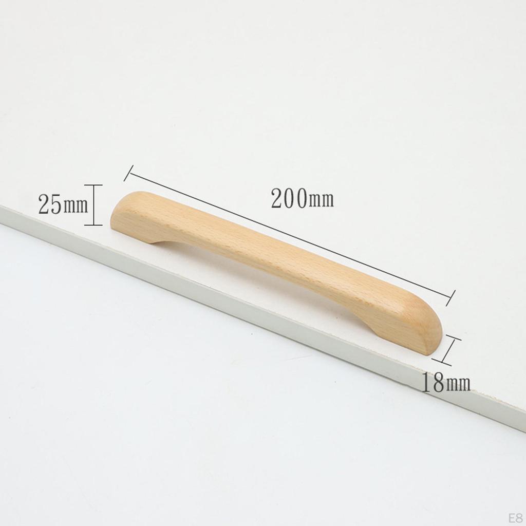 Drawer Handles, Dresser Kitchen Wooden Knobs, Cabinet Decorative Handles for