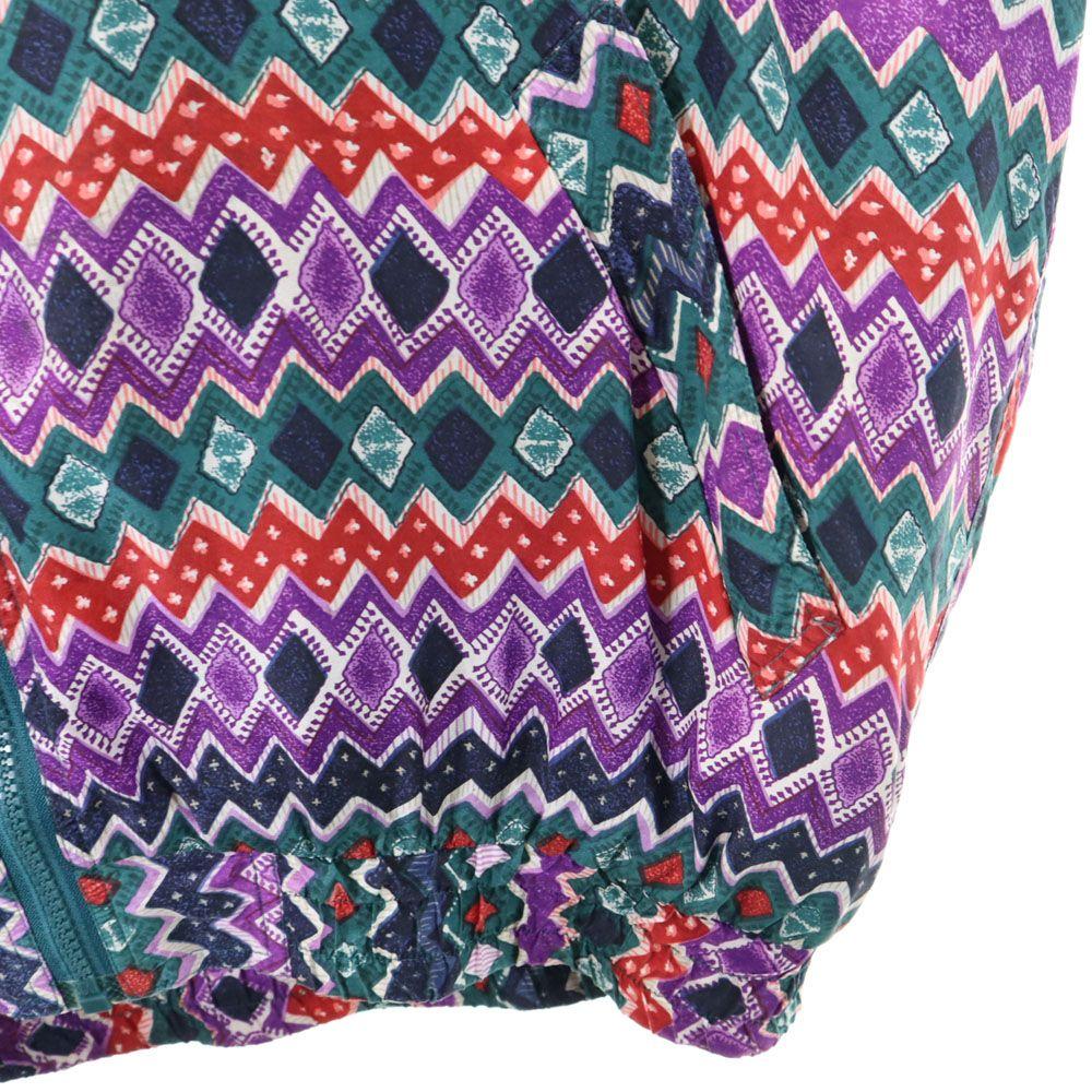 malcolm flowers 90s Silk Old Blouson L Green and others Women Used