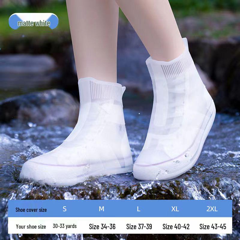 Wasserdichte Rutschfeste Unisex Silikon Regenstiefelüberzieher - Verdickt, Abriebfest, Outdoor-Schutz.