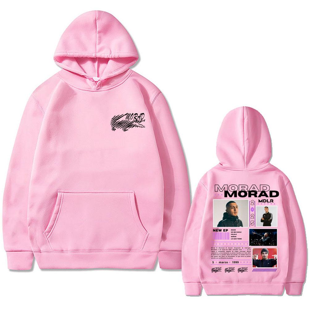 Rapper Morad MDLR Graphic Hoodie Men Women Fashion Hip Hop Oversized Sweatshirt Casual Long Sleeve Pullovers Vintage Streetwear
