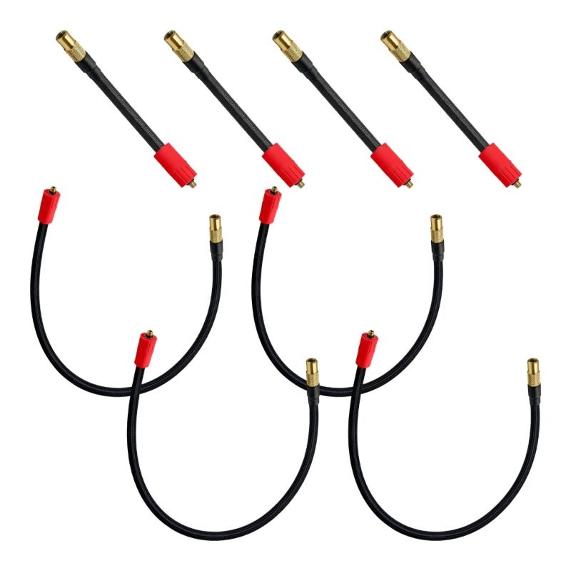 Lightweight Compacted Braided Hose Easy to Carry Heat and Abrasion Resistant for Reliable Tire Inflation on Various Vehicle Types