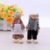 Wooden Happy Family Doll Kids  Puppet Joints Toy Birthday Gift