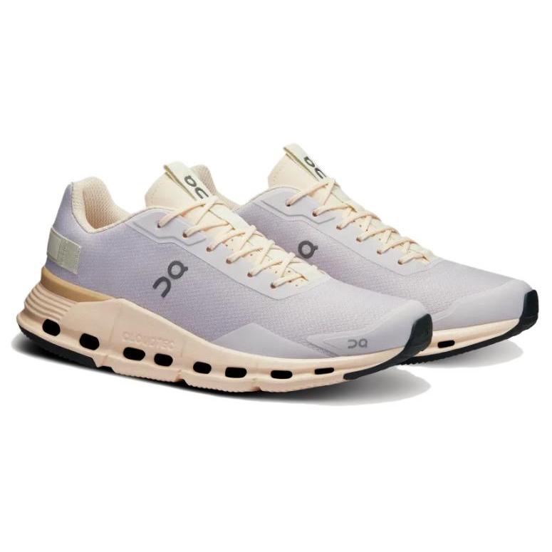 New On Cloudnova Form Cushioning Wear Resistant Low Top Running Shoes Women's Lavender 26.97874
