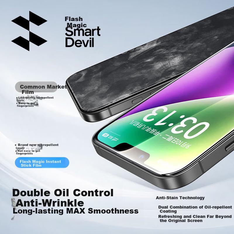 IPhone 13 Tempered Glass Screen Protector, with IPhone 14 And 16e for IPhone 13 Pro, Shockproof, Smooth Touch Feel, Earpiece Dust Protection, 2-Pack