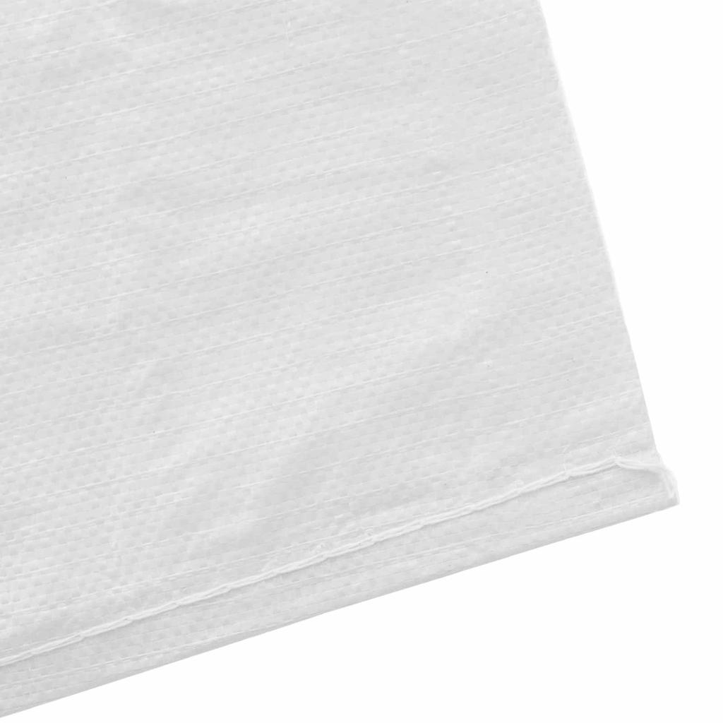 Woven Bags 10 pcs White 80 x 125 cm PP
