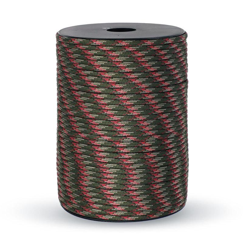 100M 550 Military Standard 9-Core Paracord Rope 4Mm Outdoor Parachute Cord Survival Umbrella Tent Lanyard Camping Strap