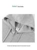 Unisex Zippered Hooded Sweatshirt - Solid Color, Loose Fit, Versatile Autumn Casual Hoodie Jacket