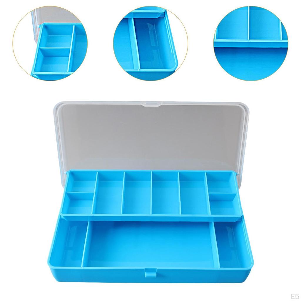 Fishing Gear Organizer Case with Dividers for Bait Storage And Outdoor Use