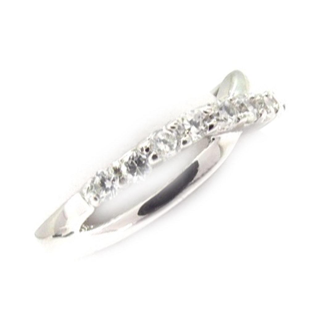 Silver Ring 'Goddess' White Silver (rhodium) - 5 Mm