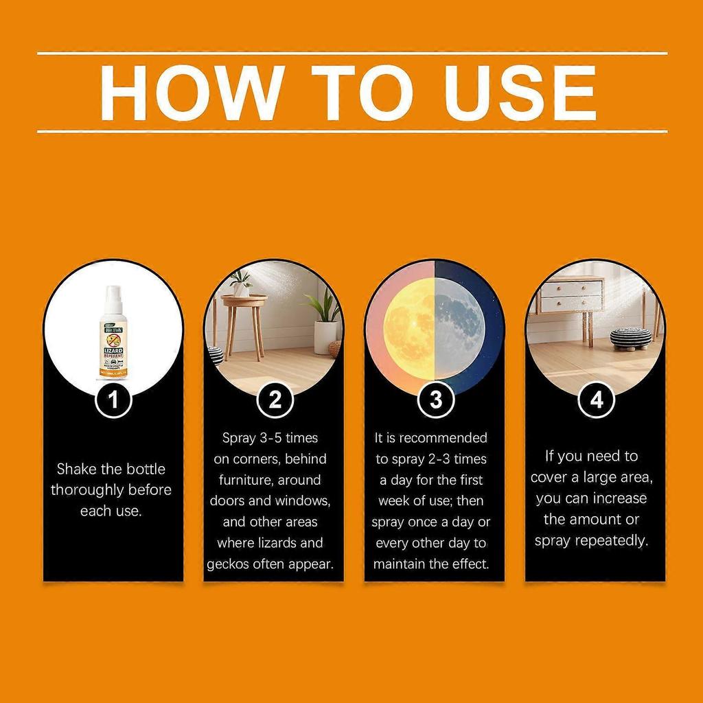 Lizard & Gecko Repellent Spray for Home and Outdoor Use