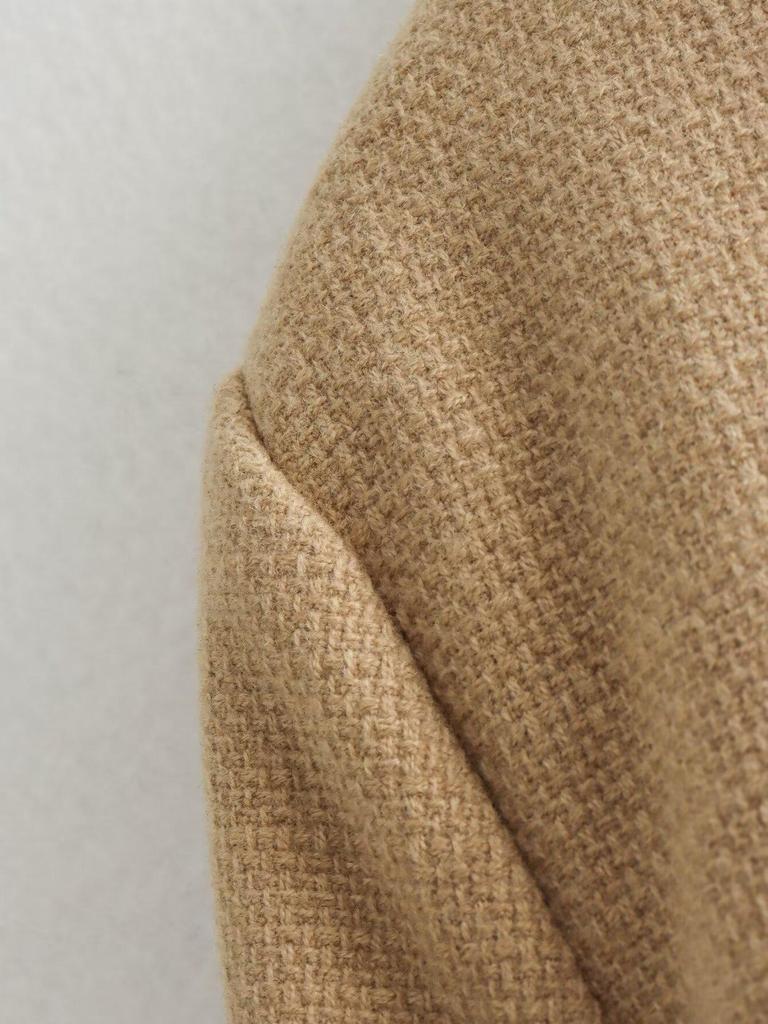 Women's European & American Fashion Casual Single-Breasted Jacket Coat, Autumn/Winter 2025, Style B88646