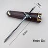 New Chinese Fairy Sword Hairpin: DIY Hanfu Tassel Metal Hairpin for Step-Shaking Hairstyle.