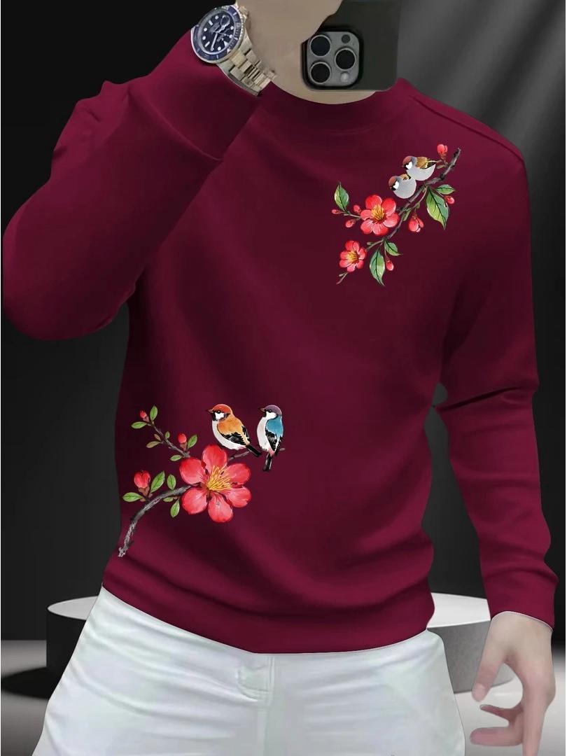 

Men s Pink Trend Loose Round Neck Hoodie - Casual Streetwear Autumn Fashion 5XL