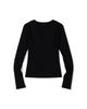 MOAA Henley Rib Knit Top (Black)