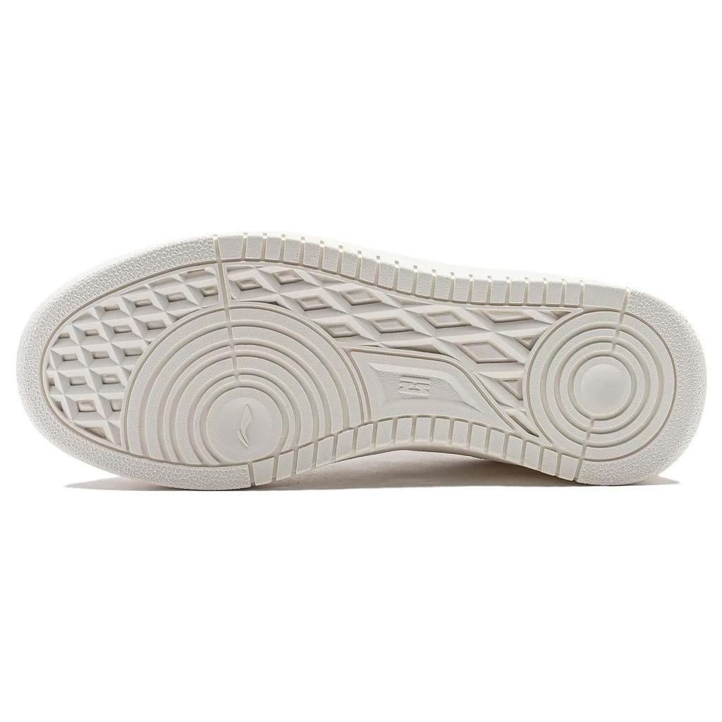 Li Ning Star Candy Slip Resistant, Abrasion Resistant, Lightweight, Breathable Low top Skateboard Shoes Women's White AGCT472-2