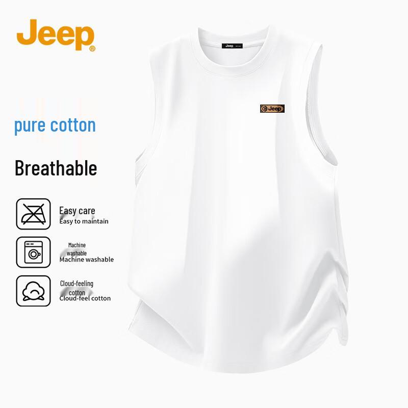 JEEP Men s Summer Loose Fit Sleeveless Vest XL