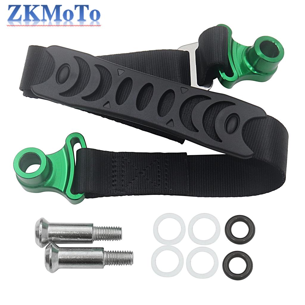 Motorcycle CNC Rear Rescue Traction Strap Pull Sling Belt For YAMAHA KTM KAWASAKI SUZUKI HONDA CR125 CR250 CRF250R CRF450R 250RX