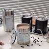 Coffee Cup Thermos 304 Stainless Steel Double -layer Cooler Straw Cup Portable Reusable Ins Ice American Coffee Mug Water Bottle