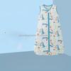 Baby Sleeping Bag Summer Thin Baby Sleepsack Kids Sleepwear Anti-Kick Blanket Cartoon Print 100% Cotton