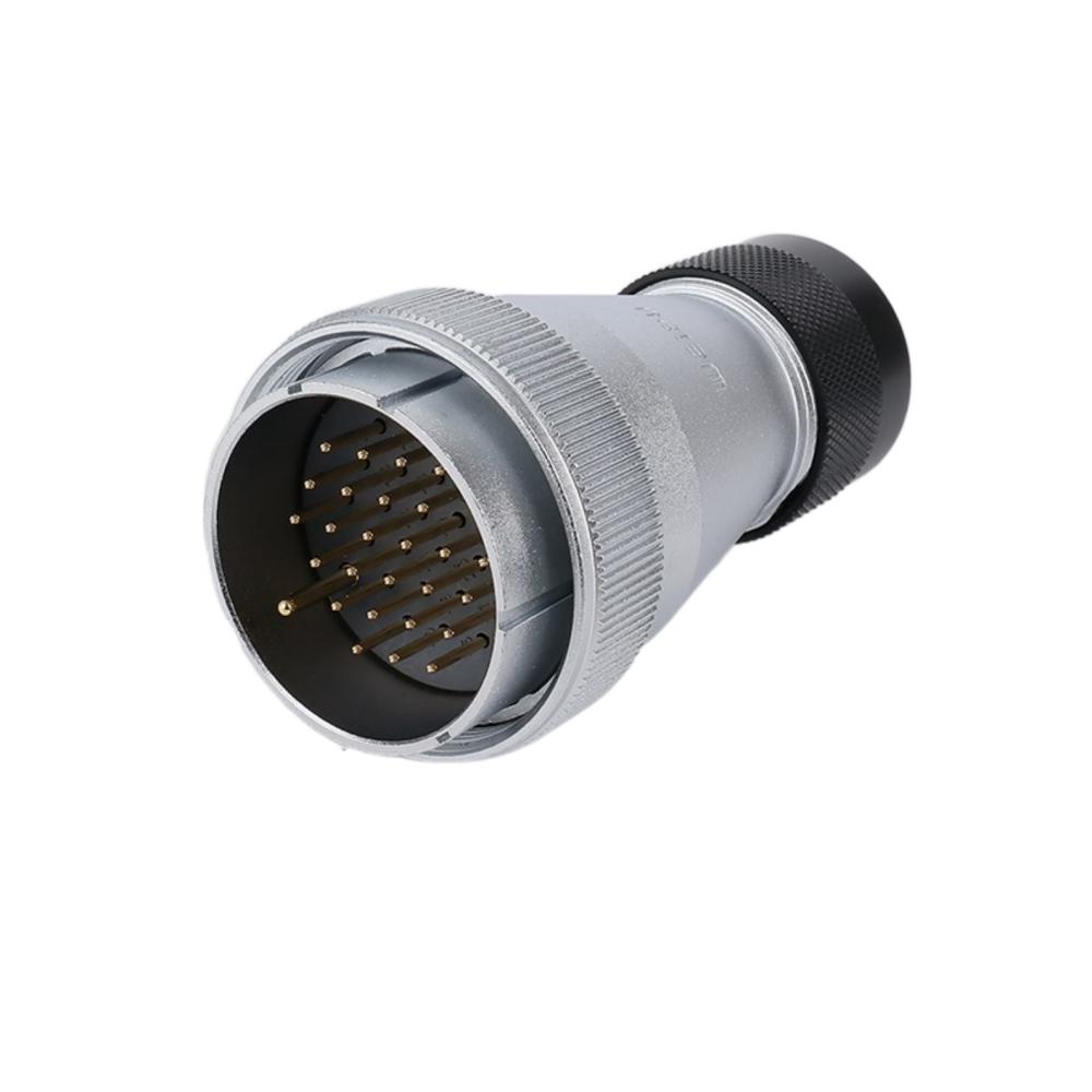 WEIPU WS48 TD+Z M48 Circular Waterproof Bulkhead Connector 5 7 20 27 38 42 Pin AC DC Power Adapter 50A Male Plug Female Socket