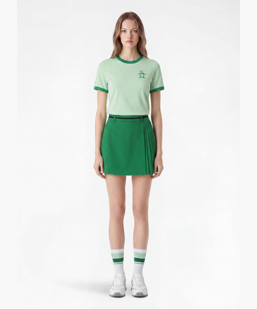 Meonsingweeo Women'S Summer Pleated Skirt Green Mr222Lsk51
