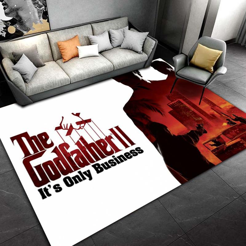 Classic Movies The-Godfather Carpet For Living Room Game Rugs Soft Floor Cartoon Rugs Bathroom Rug Mat Yoga Mat Home Decor Rugs