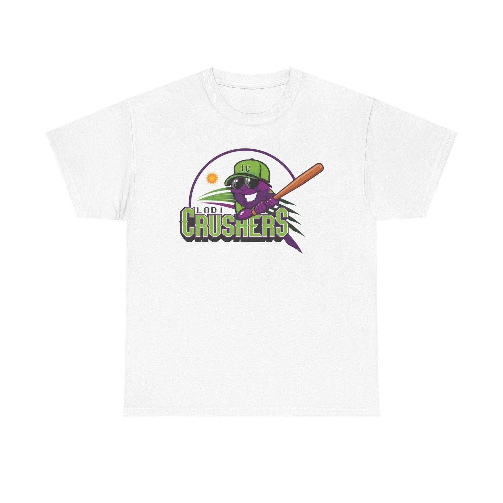 Футболка Lodi Crushers Калифорнийская лига Бейсбол 1966-1969 S разноцветный