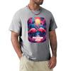 Flamingo Pink T-Shirt Graphic Tee Shirt Funnys Men Clothes