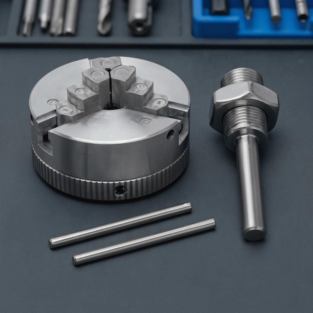 M12x1mm Thread 3 Jaw Lathe Chuck Aluminum Alloy Mini Lathe Chuck Set Lathe Jaw Small Wood Lathe