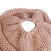 Skiing Sports Hat Thermal Ponytail Hat for Women with A Hollowed-out Brim Peaked Cap Baseball Cap Autumn and Winter Casual Hat