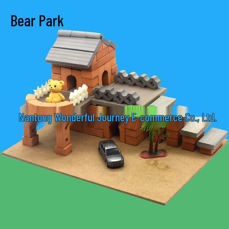Little Bricklayer DIY Cement House Building Blocks - Educational Toy for Children