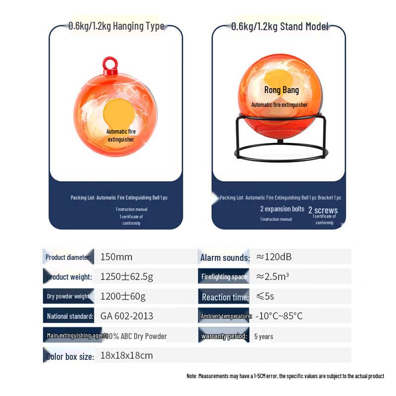 Rongbang Automatische Trockenpulver-Feuerlöscherball