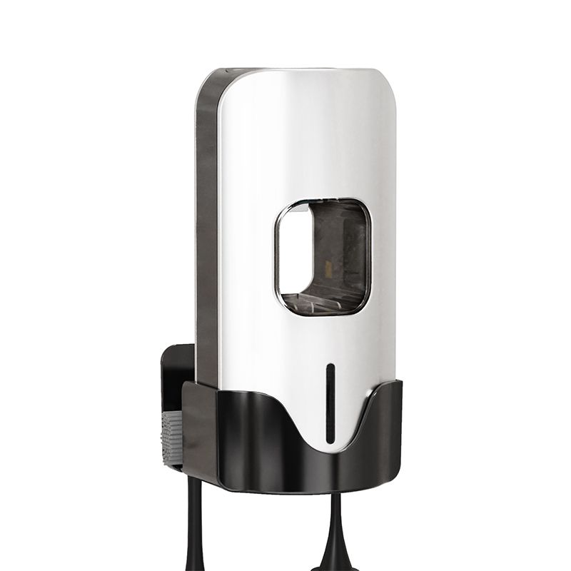 Automatic Toothpaste Dispenser Electric Punch-Free Wall Hanging Bathroom Toothpaste Squeezing Machine Storage Rack