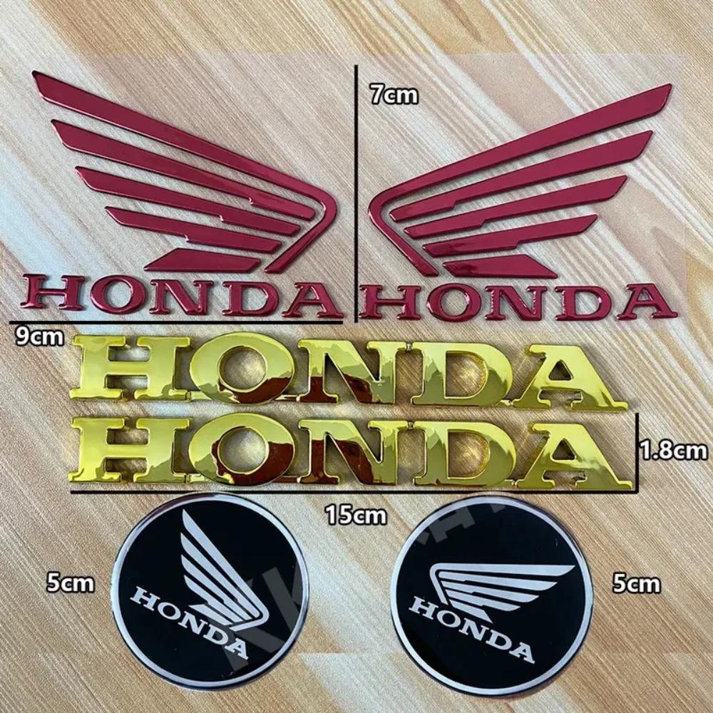 Cwcr1 Honda Stickers, 3D Circular Labels, Electroplated Letters, Waterproof Motorcycle Decoration Accessories Pcx125PCX160CBR650R1000R