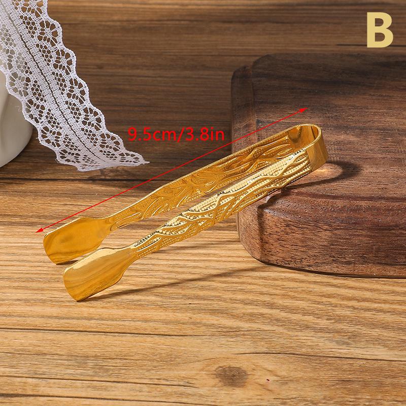 1Pcs Olden Gold Incense Tongs Carved Pattern Incense Tongs Incense Starter Tool Carbon Tweezers Tea Room Clamp Accessories