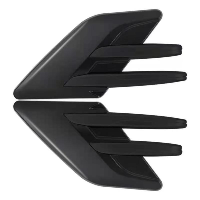 Air Flow Intake Cover,2Pcs Car Air Flow Intake Decorative Scoops Bonnet Vent Hood Cover Air Flow Vent Cover