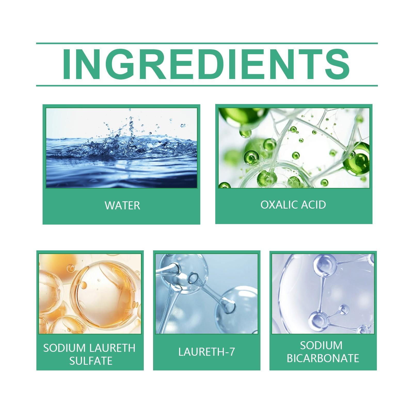 Желтый щавелевый очиститель плитки высокой концентрации для туалета и ванной комнаты — фото 4