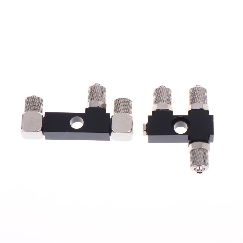 3 Channel Cnc Metal Connector For Hydraulic Cylinder Of 1/12 Rc Excavator Bulldozer Car Parts Accessories