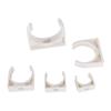 PVC Pipe Clamp 20/25/32/40/50mm Garden Water Pipe Holder U-Type Lock Tube Fixed Snap Clip Garden Lawn Irrigation Fitting 30Pcs