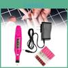 Portable Nail Drill Set With Electric Grinding Pen For Home Manicure And Nail Removal