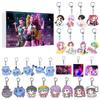 24Pcs Kpop Demon Hunters Figure Blind Box Anime Game Ornament Acrylic Keychain Bag Charm Funny Game Collectibles Gift