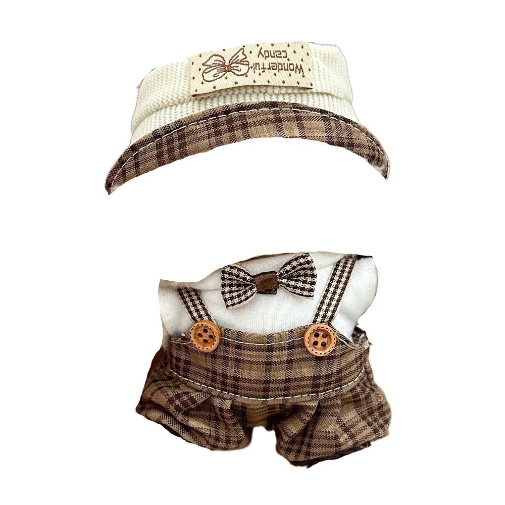 Dress Up 17cm Labubu Clothes Set T-shirt Plush Dolls Clothes Labubu Doll's Clothes  for 17cm Labubu