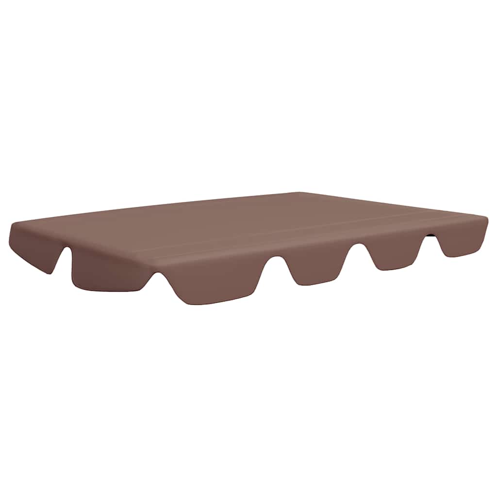 vidaXL Replacement Roof for Hollywood Swing Brown 150/130x105/70 Cm