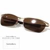 FashionBerry Gold and Brown Stylish Eyewear for Tough Slightly Bad Perfect for and Mountain UV Sunglasses, Non-Prescription, Men, Tough, Scary, Guys,