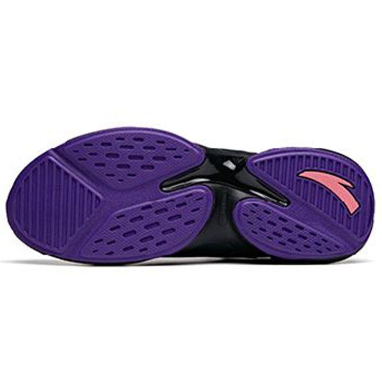 Anta Men Chaobai Hollow Breathable Casual Sandals Black Pink Purple 912017012-2