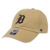 47 Brand Cap Clean Up Low Cap MLB Detroit Ty Khaki Beige Free Size